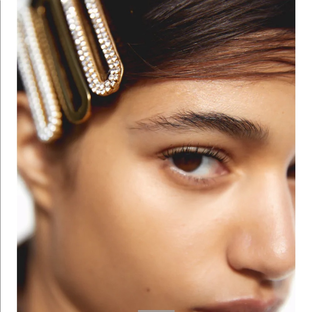 Zara Hair Clips Pearl and Rhinestone New